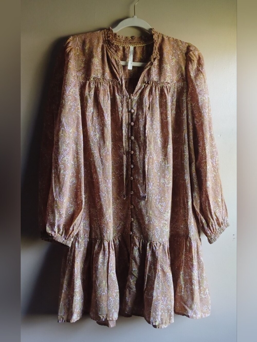 BY ANTHROPOLOGIE Mini  Dress Long Slevees Sz S